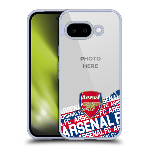 Custom Customised Personalised Arsenal FC Customised Photos Typography Soft Gel Case for Google Pixel 9A
