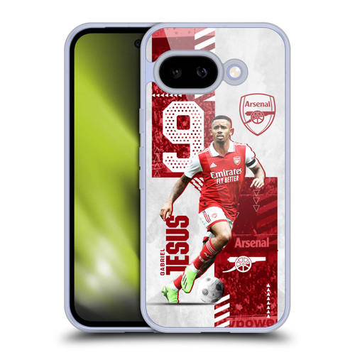 Arsenal FC 2022/23 First Team Gabriel Jesus Soft Gel Case for Google Pixel 9A