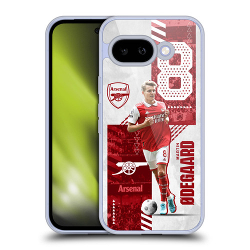 Arsenal FC 2022/23 First Team Martin Ødegaard Soft Gel Case for Google Pixel 9A