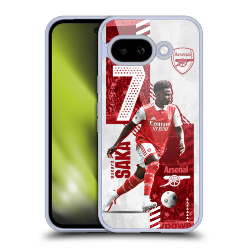 Arsenal FC 2022/23 First Team Bukayo Saka Soft Gel Case for Google Pixel 9A