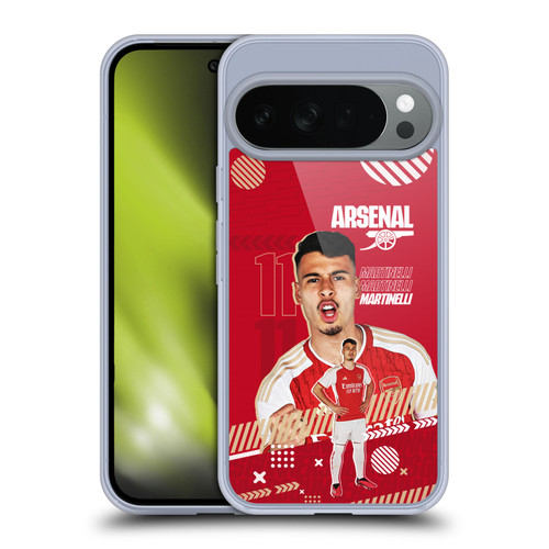 Arsenal FC 2023/24 First Team Gabriel Soft Gel Case for Google Pixel 10