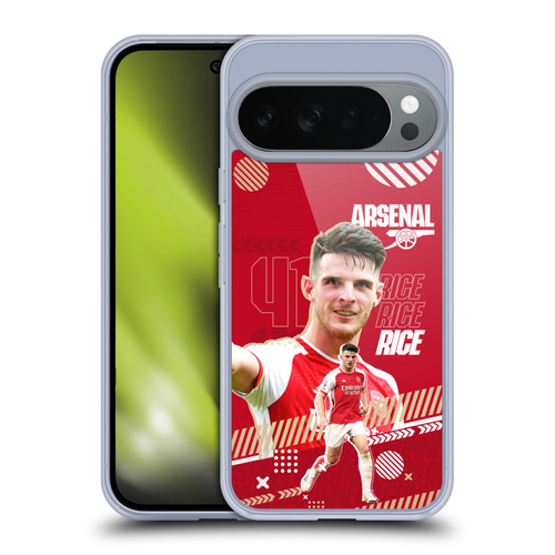 Arsenal FC 2023/24 First Team Declan Rice Soft Gel Case for Google Pixel 10