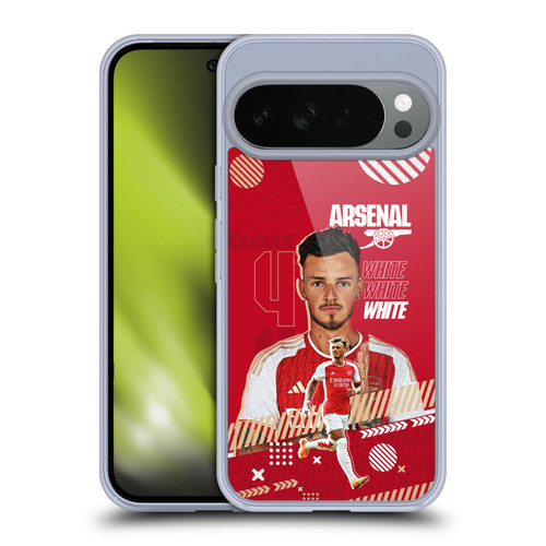 Arsenal FC 2023/24 First Team Ben White Soft Gel Case for Google Pixel 10