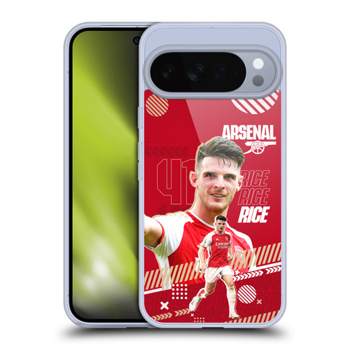 Arsenal FC 2023/24 First Team Declan Rice Soft Gel Case for Google Pixel 10 Pro XL