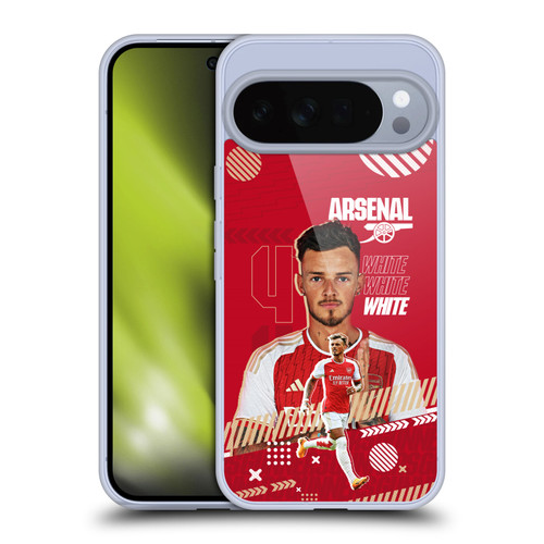 Arsenal FC 2023/24 First Team Ben White Soft Gel Case for Google Pixel 10 Pro XL