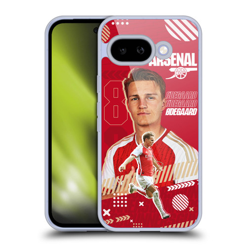 Arsenal FC 2023/24 First Team Martin Ødegaard Soft Gel Case for Google Pixel 9A