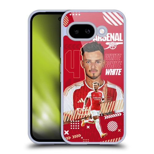 Arsenal FC 2023/24 First Team Ben White Soft Gel Case for Google Pixel 9A