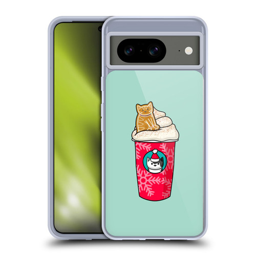 Beth Wilson Doodlecats Gingerbread Latte Soft Gel Case for Google Pixel 8