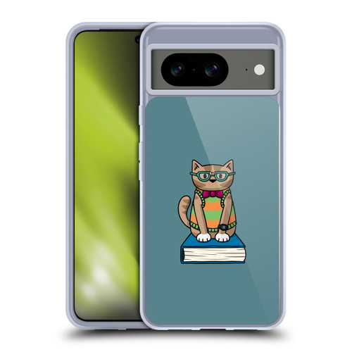 Beth Wilson Doodlecats Nerd Soft Gel Case for Google Pixel 8
