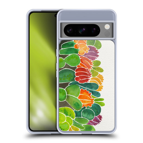Cat Coquillette Nature Succulents Soft Gel Case for Google Pixel 8 Pro