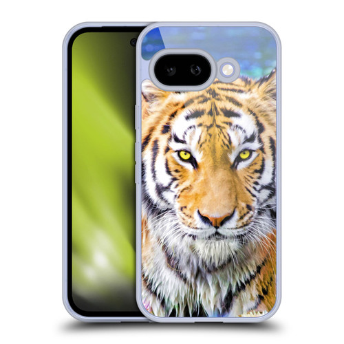 Aimee Stewart Animals Tiger and Lily Soft Gel Case for Google Pixel 9A