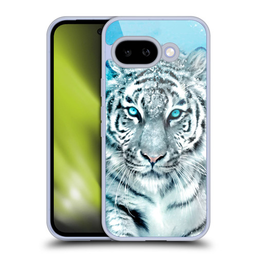Aimee Stewart Animals White Tiger Soft Gel Case for Google Pixel 9A