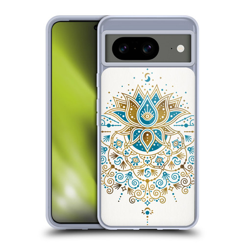 Cat Coquillette Patterns 6 Lotus Bloom Mandala 4 Soft Gel Case for Google Pixel 8