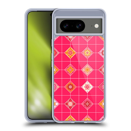 Cat Coquillette Patterns 6 Mexican Tile 3 Soft Gel Case for Google Pixel 8