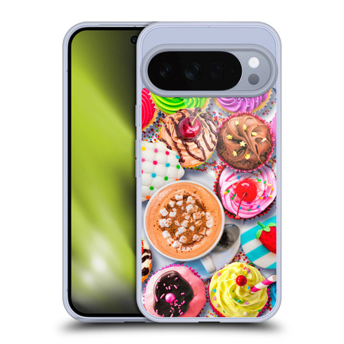 Aimee Stewart Colourful Sweets Cupcakes And Cocoa Soft Gel Case for Google Pixel 10 Pro XL