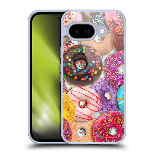 Aimee Stewart Colourful Sweets Donut Noms Soft Gel Case for Google Pixel 9A