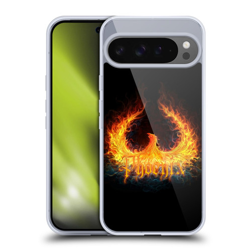 Christos Karapanos Phoenix Logo Soft Gel Case for Google Pixel 9 Pro XL