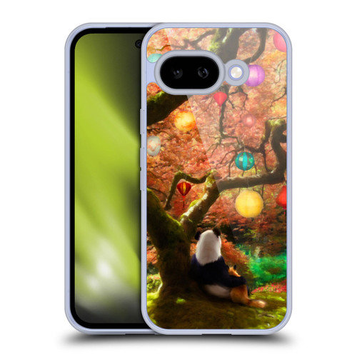 Aimee Stewart Fantasy Panda & Fox Soft Gel Case for Google Pixel 9A