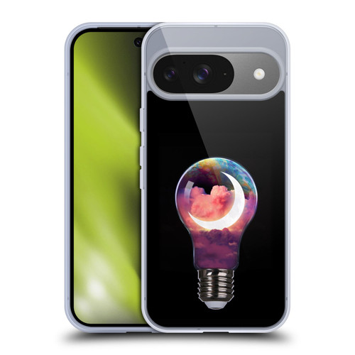 Dave Loblaw Sci-Fi And Surreal Light Bulb Moon Soft Gel Case for Google Pixel 9 / Pixel 9 Pro