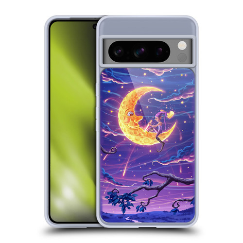 Christos Karapanos Dark Hours Carving The Crescent Soft Gel Case for Google Pixel 8 Pro