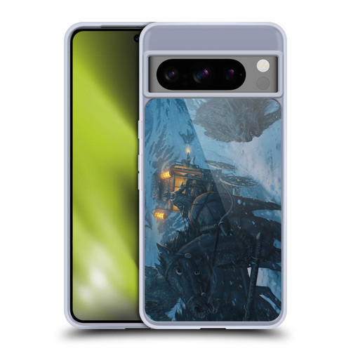 Christos Karapanos Dark Hours Otherworldly Howling Soft Gel Case for Google Pixel 8 Pro