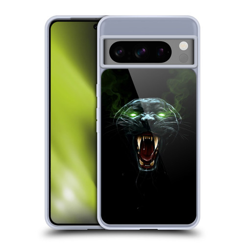 Christos Karapanos Horror 2 Dark Panther Soft Gel Case for Google Pixel 8 Pro