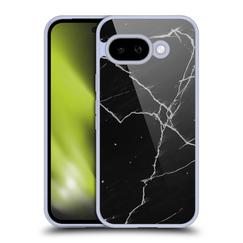 Alyn Spiller Marble Black Soft Gel Case for Google Pixel 9A