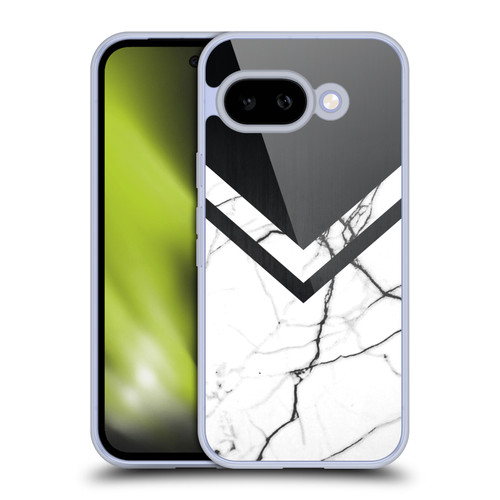 Alyn Spiller Marble Half Cut Soft Gel Case for Google Pixel 9A