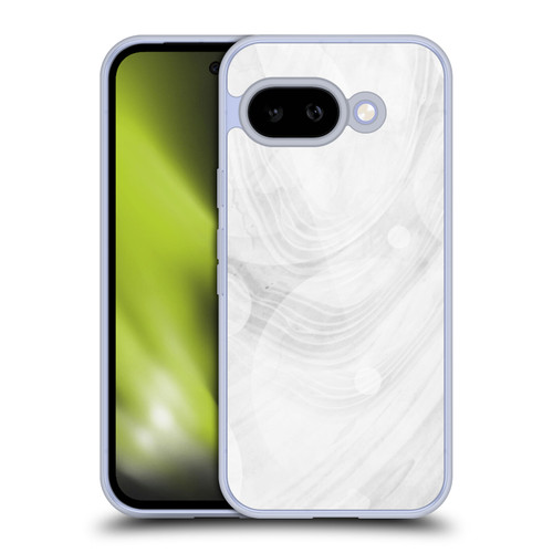 Alyn Spiller Marble White Soft Gel Case for Google Pixel 9A