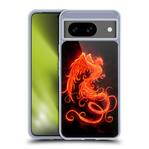 Christos Karapanos Phoenix On Fire Soft Gel Case for Google Pixel 8