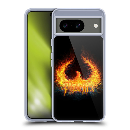 Christos Karapanos Phoenix Logo Soft Gel Case for Google Pixel 8