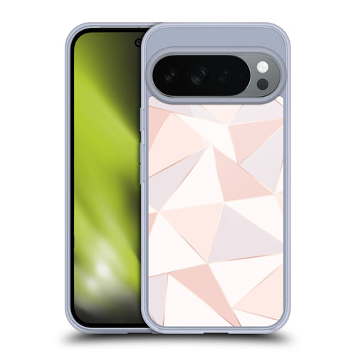 Alyn Spiller Rose Gold Geometry Soft Gel Case for Google Pixel 10