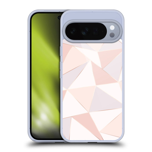 Alyn Spiller Rose Gold Geometry Soft Gel Case for Google Pixel 10 Pro XL