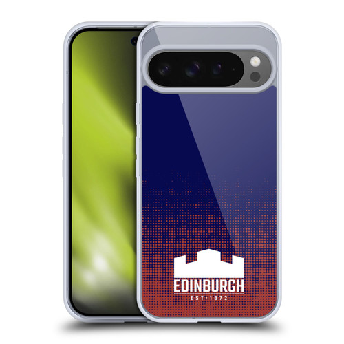 Edinburgh Rugby Logo 2 Halftone Soft Gel Case for Google Pixel 9 Pro XL