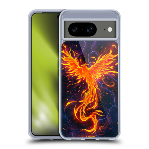 Christos Karapanos Phoenix 3 Rage Soft Gel Case for Google Pixel 8