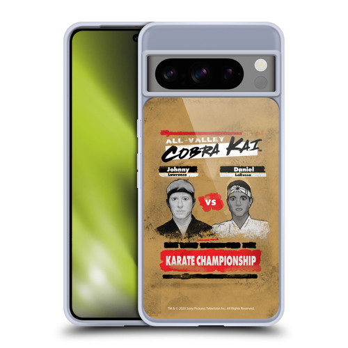 Cobra Kai Graphics 2 Karate Championship Soft Gel Case for Google Pixel 8 Pro