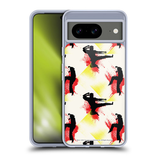 Cobra Kai Graphics Kick Pattern Soft Gel Case for Google Pixel 8