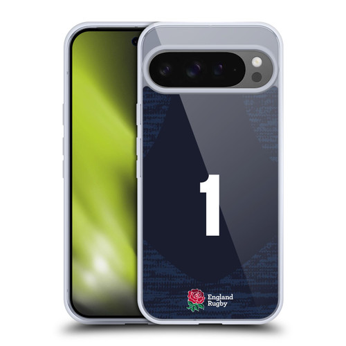 England Rugby Union 2020/21 Players Away Kit Position 1 Soft Gel Case for Google Pixel 9 Pro XL