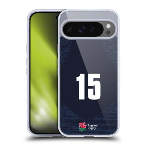 England Rugby Union 2020/21 Players Away Kit Position 15 Soft Gel Case for Google Pixel 9 Pro XL