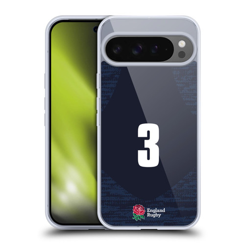 England Rugby Union 2020/21 Players Away Kit Position 3 Soft Gel Case for Google Pixel 9 Pro XL
