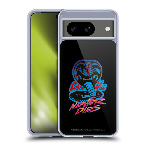 Cobra Kai Key Art Never Dies Logo Soft Gel Case for Google Pixel 8