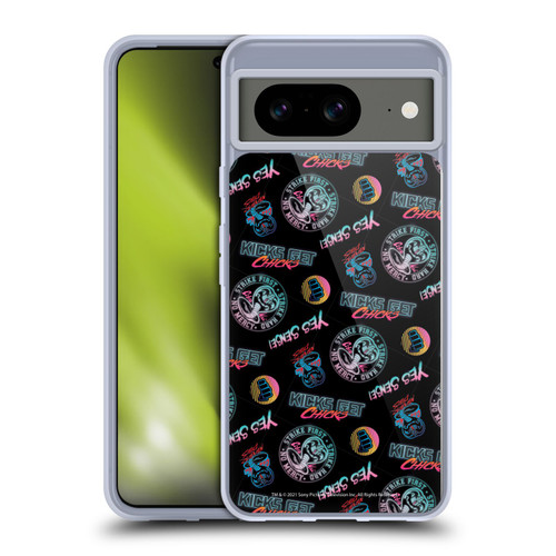 Cobra Kai Key Art Strike Hard Logo Pattern Soft Gel Case for Google Pixel 8