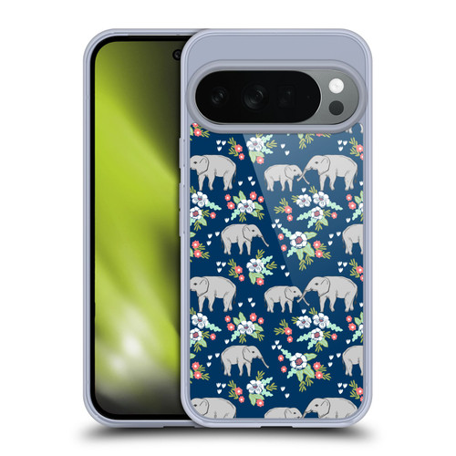 Andrea Lauren Design Animals Floral Elephant Soft Gel Case for Google Pixel 10