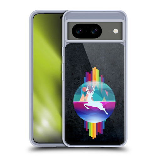 Dave Loblaw Contemporary Art Deer In Dome Soft Gel Case for Google Pixel 8
