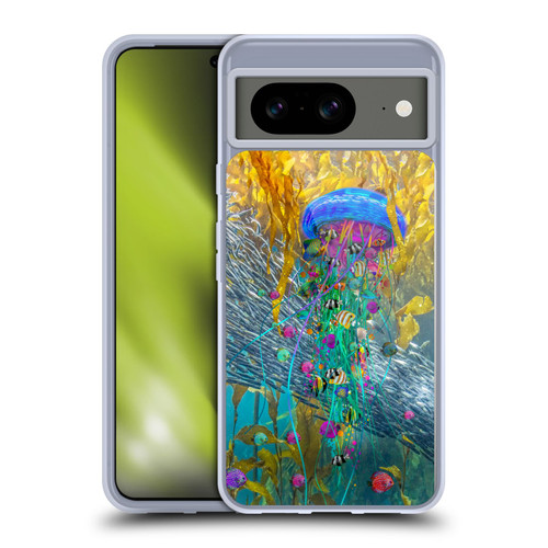 Dave Loblaw Jellyfish Jellyfish Kelp Field Soft Gel Case for Google Pixel 8