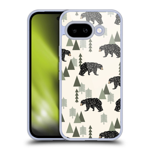 Andrea Lauren Design Animals Geometric Bears Soft Gel Case for Google Pixel 9A