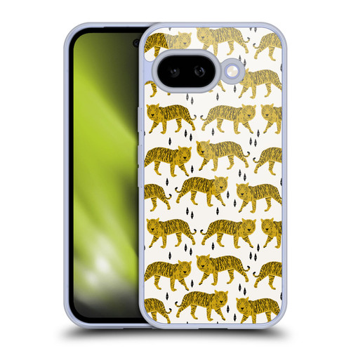 Andrea Lauren Design Animals White Tiger Soft Gel Case for Google Pixel 9A
