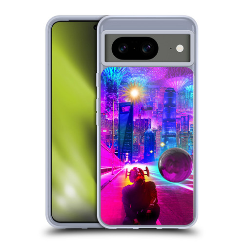 Dave Loblaw Sci-Fi And Surreal Synthwave Street Soft Gel Case for Google Pixel 8