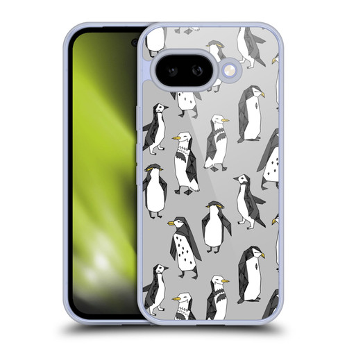 Andrea Lauren Design Birds Gray Penguins Soft Gel Case for Google Pixel 9A