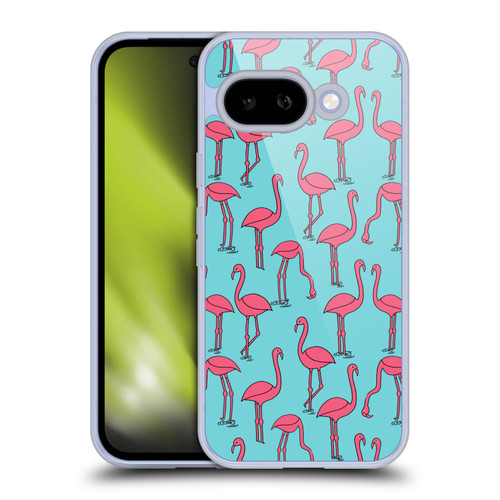 Andrea Lauren Design Birds Simple Flamingo Soft Gel Case for Google Pixel 9A